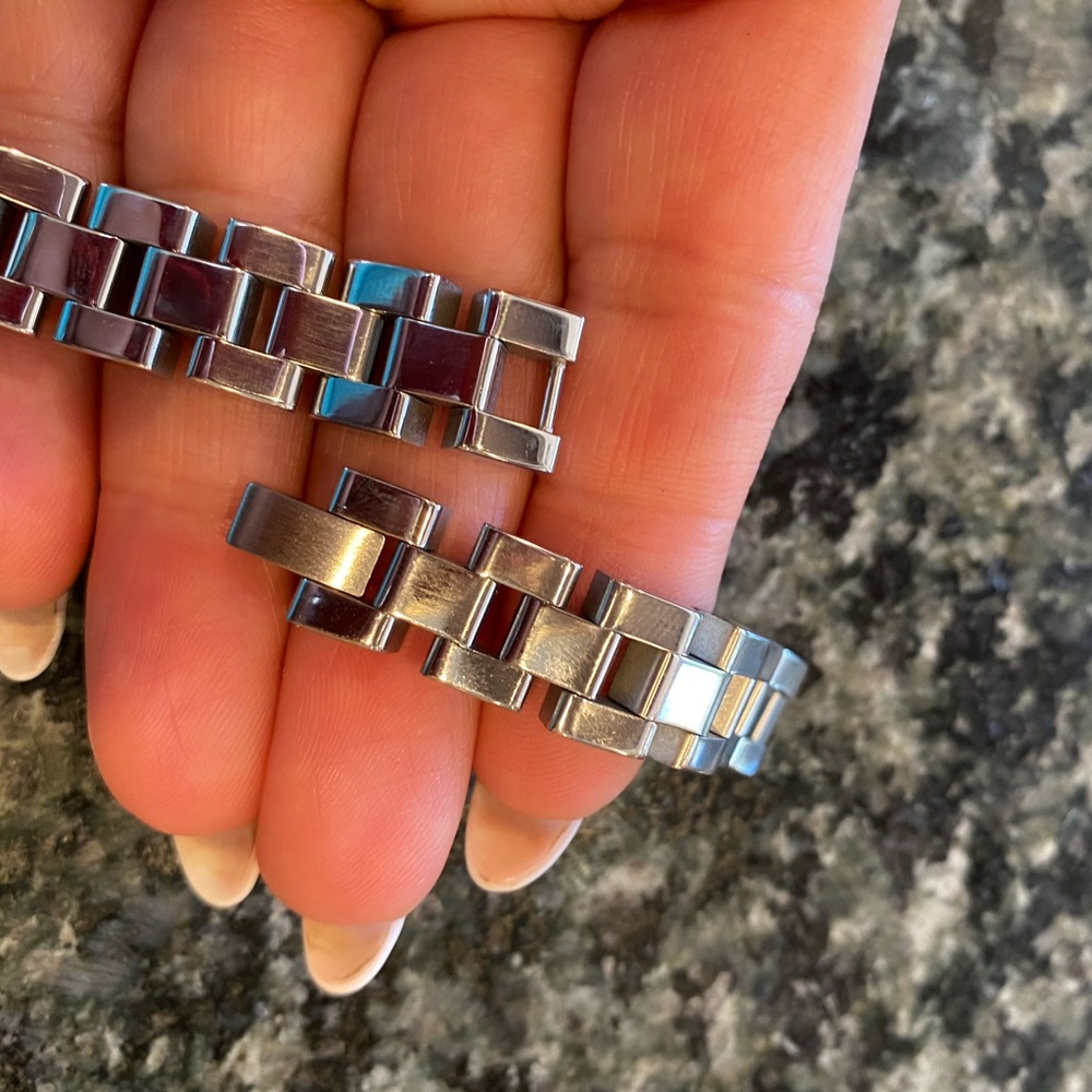 Stainless Steel Rolex Style men's Bracelet - Picture 3 of 10